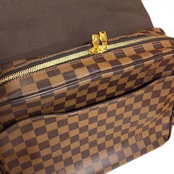 LOUIS VUITTON Shoulder Bag Damier canvas Damier Shelton MM used - Picture 10 of 10